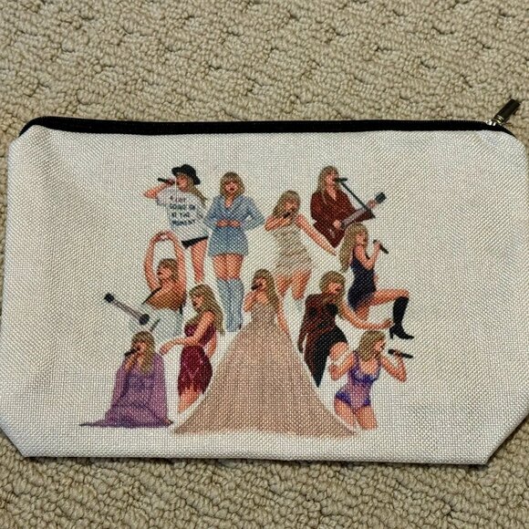 New Taylor Swift Cosmetic Makeup Bag With Zipper many Taylor Images Photos - Picture 1 of 1